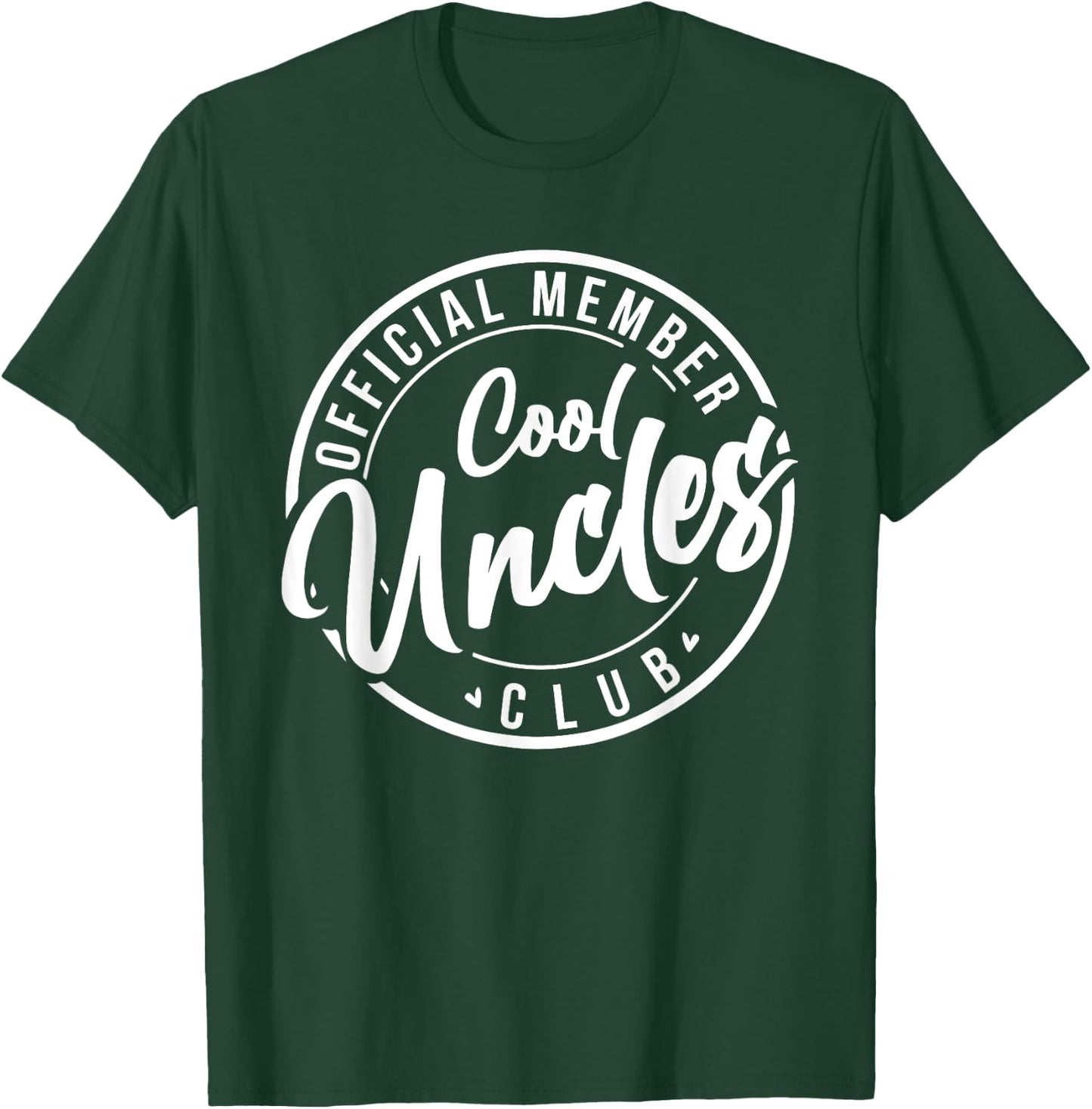Official member Cool Uncles Club vintage fathers day T-Shirt - T-Shirt | Forest