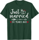 Just Married Couples Funny Husband Wife 30th Anniversary T-Shirt - T-Shirt | Forest