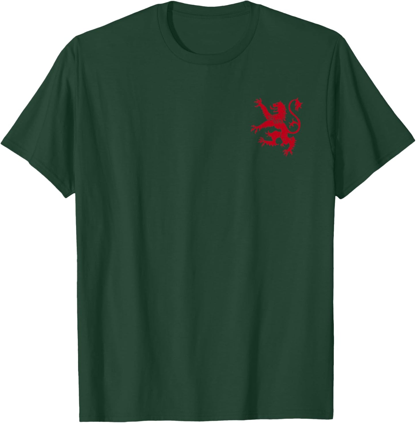 Scotland RED Lion Rampant Symbol T-Shirt - T-Shirt | Forest