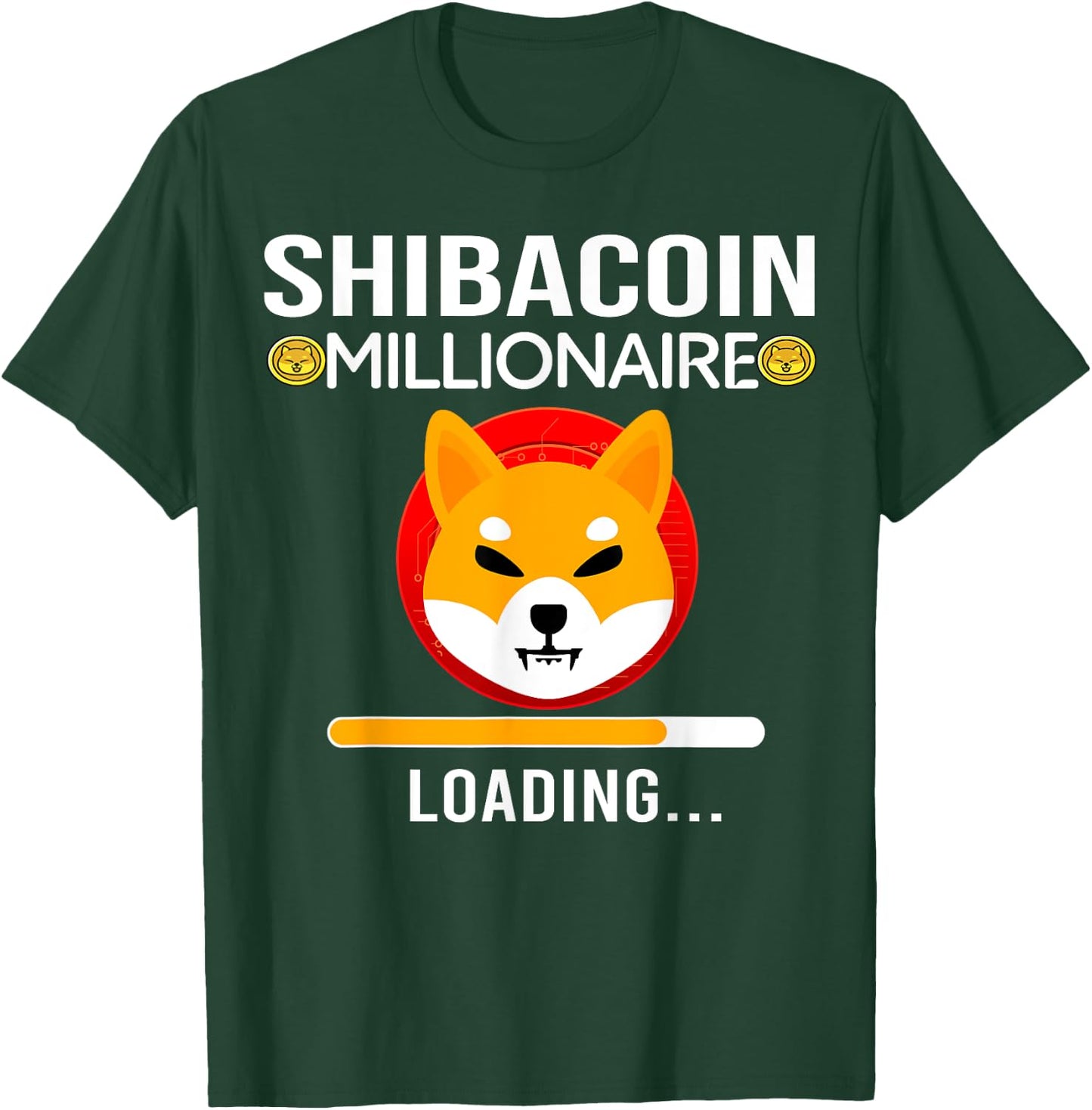 Shiba Inu Coin Crypto Token Cryptocurrency Wallet Shiba Army T-Shirt - T-Shirt | Forest