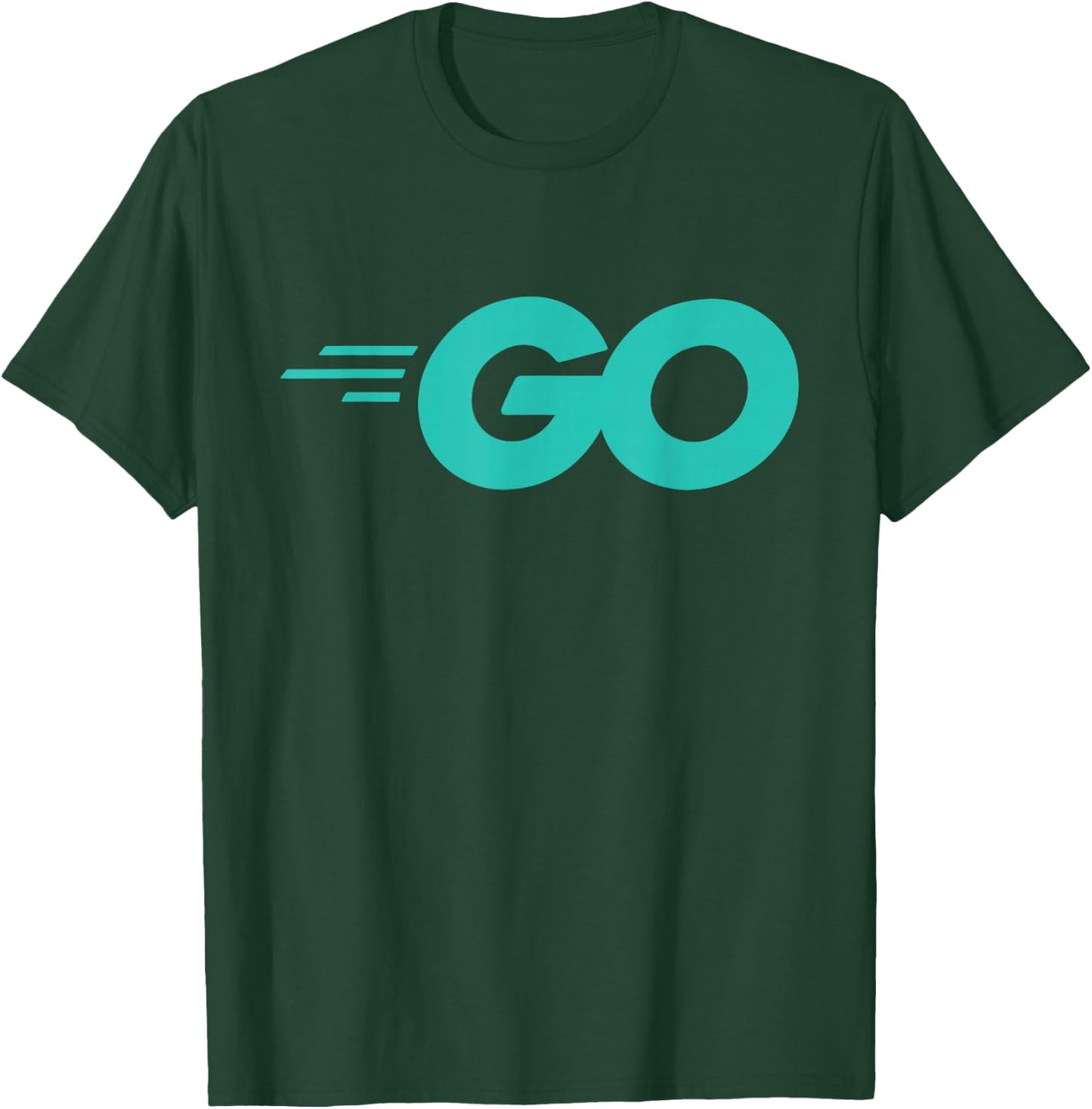 Go Programming Language with Go logo Golang developers T-Shirt - T-Shirt | Forest