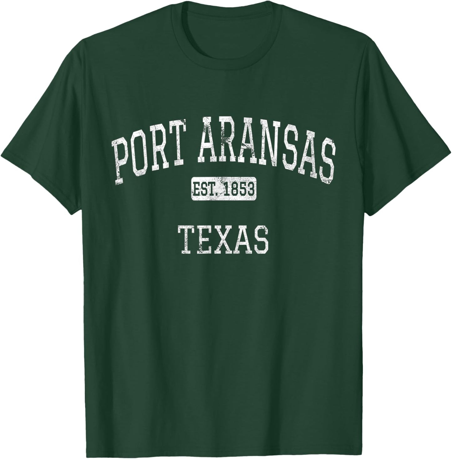 Port Aransas Texas TX Vintage T-Shirt - T-Shirt | Forest