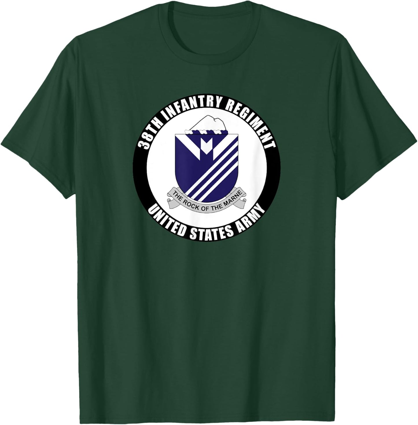 38th Infantry Regiment United States Army Veteran Military T-Shirt - T-Shirt | Forest