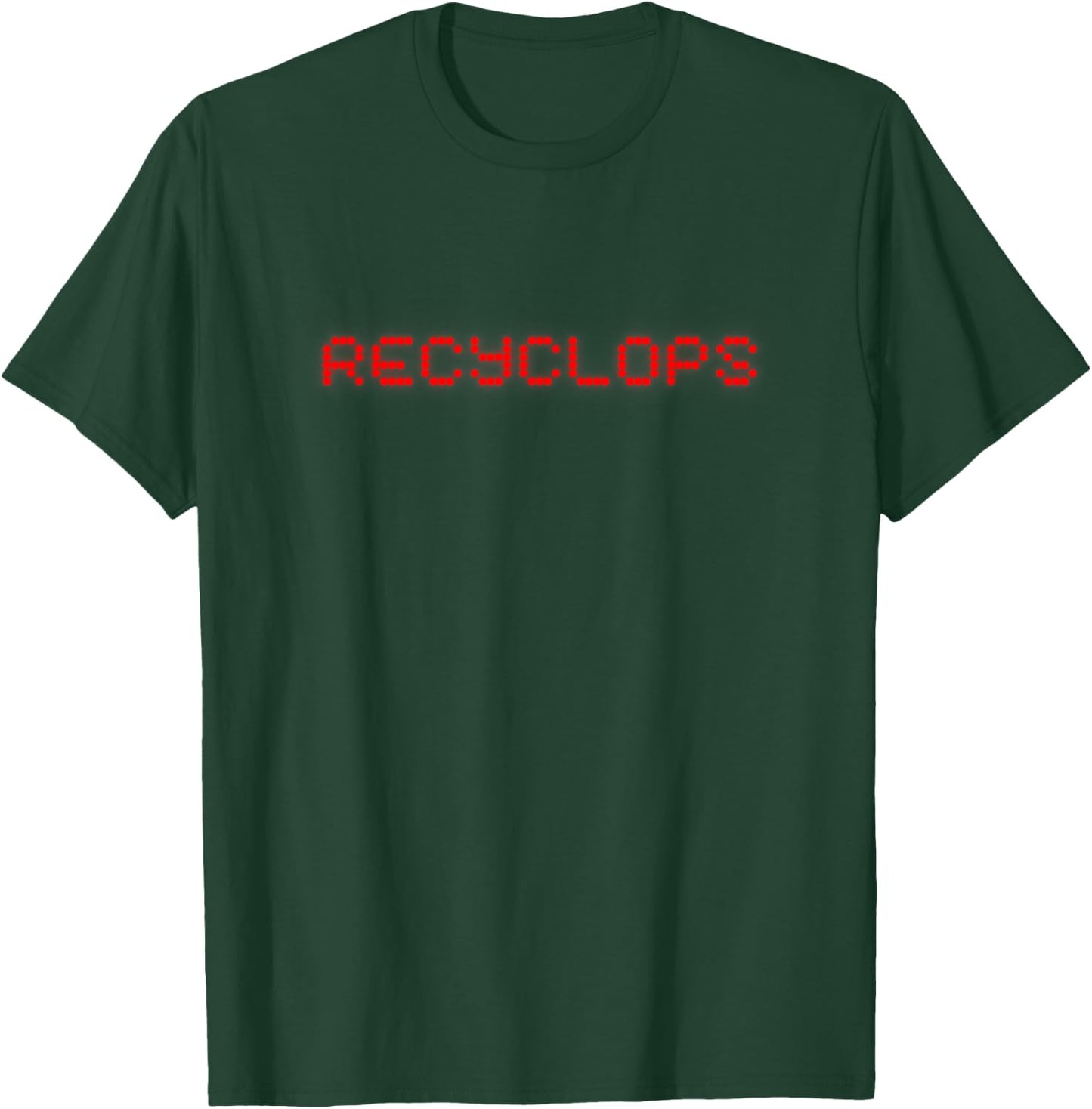 Funny Office Humour Recyclops T-Shirt - T-Shirt | Forest