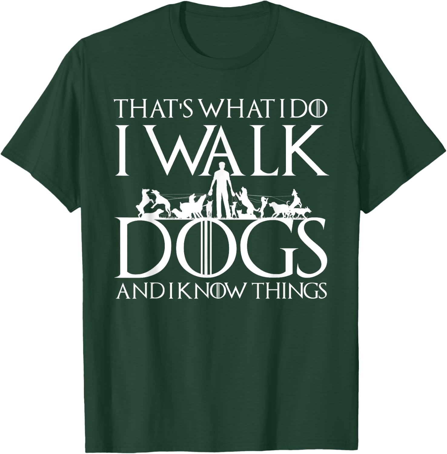 Funny Dog Lovers Dog Sitter Gift T-Shirt - T-Shirt | Forest