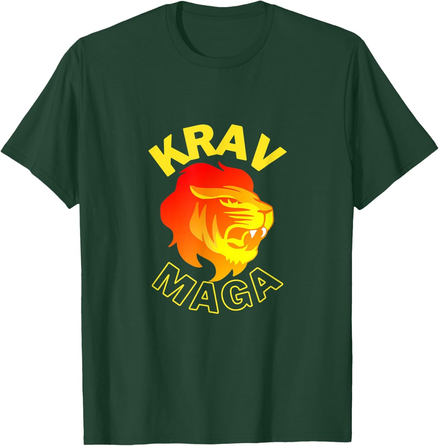KRAV MAGA - Lion T-Shirt - T-Shirt | Forest