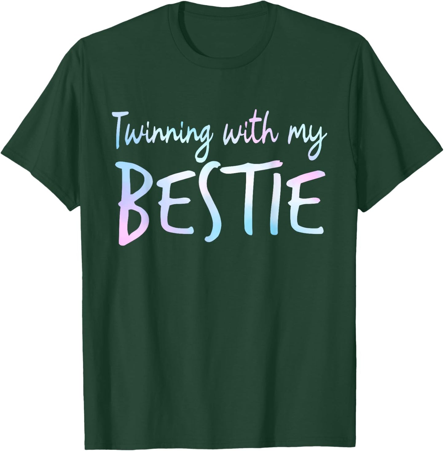 Twin Friend Spirit Week Twin Matching Twins T-Shirt - T-Shirt | Forest