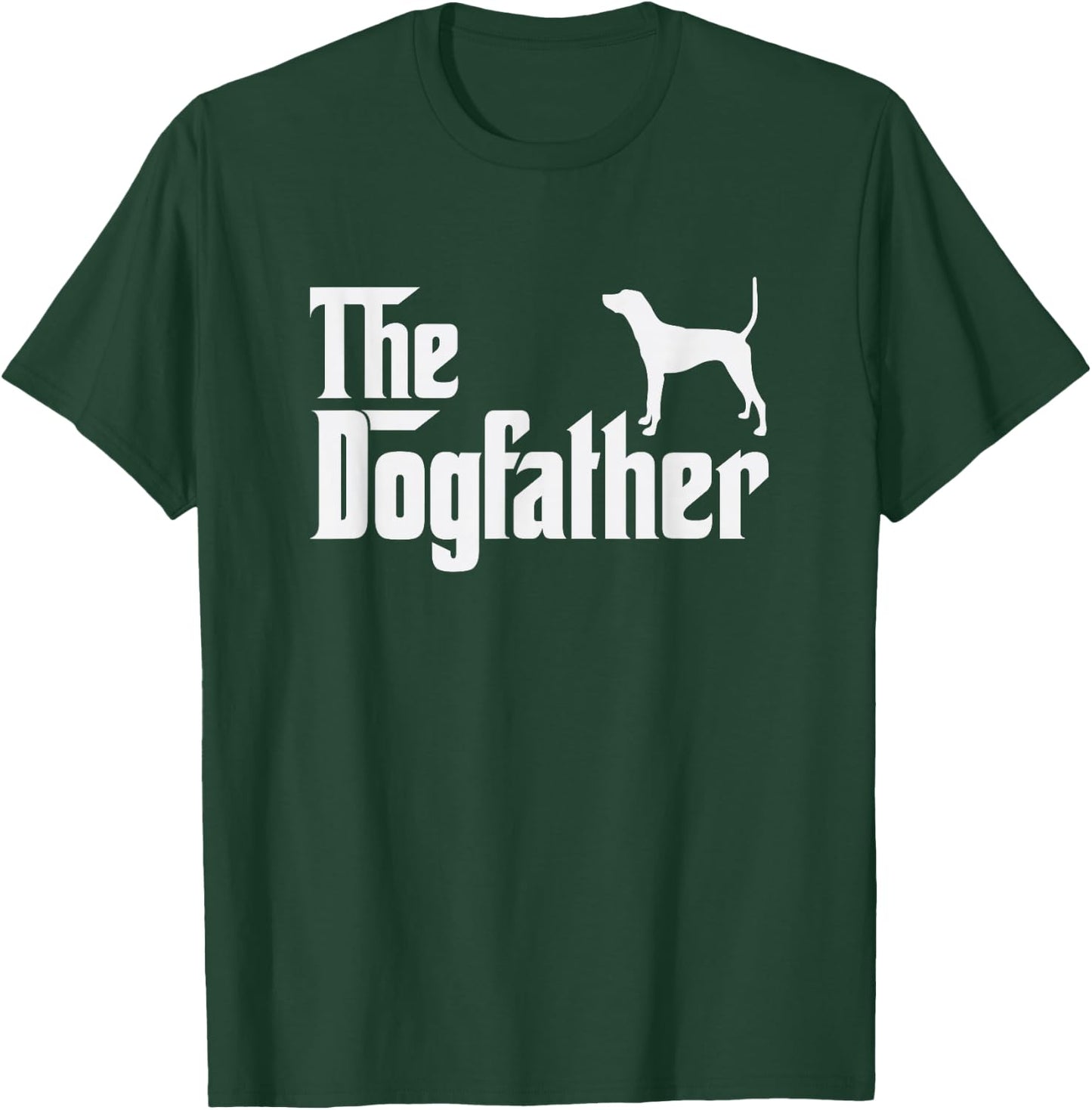 treeing tennessee brindle DogFather Funny Dog Dad T-Shirt - T-Shirt | Forest