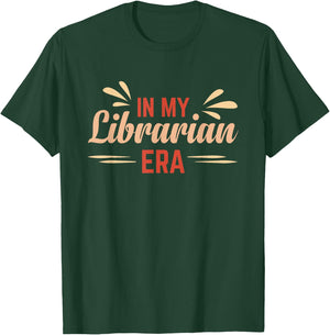 In My Librarian Era Book Lover T-Shirt - T-Shirt | Forest