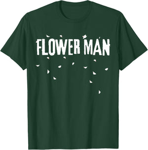 Wedding Party BEST FLOWER MAN T-Shirt - T-Shirt | Forest