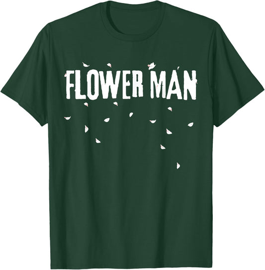 Wedding Party BEST FLOWER MAN T-Shirt - T-Shirt | Forest