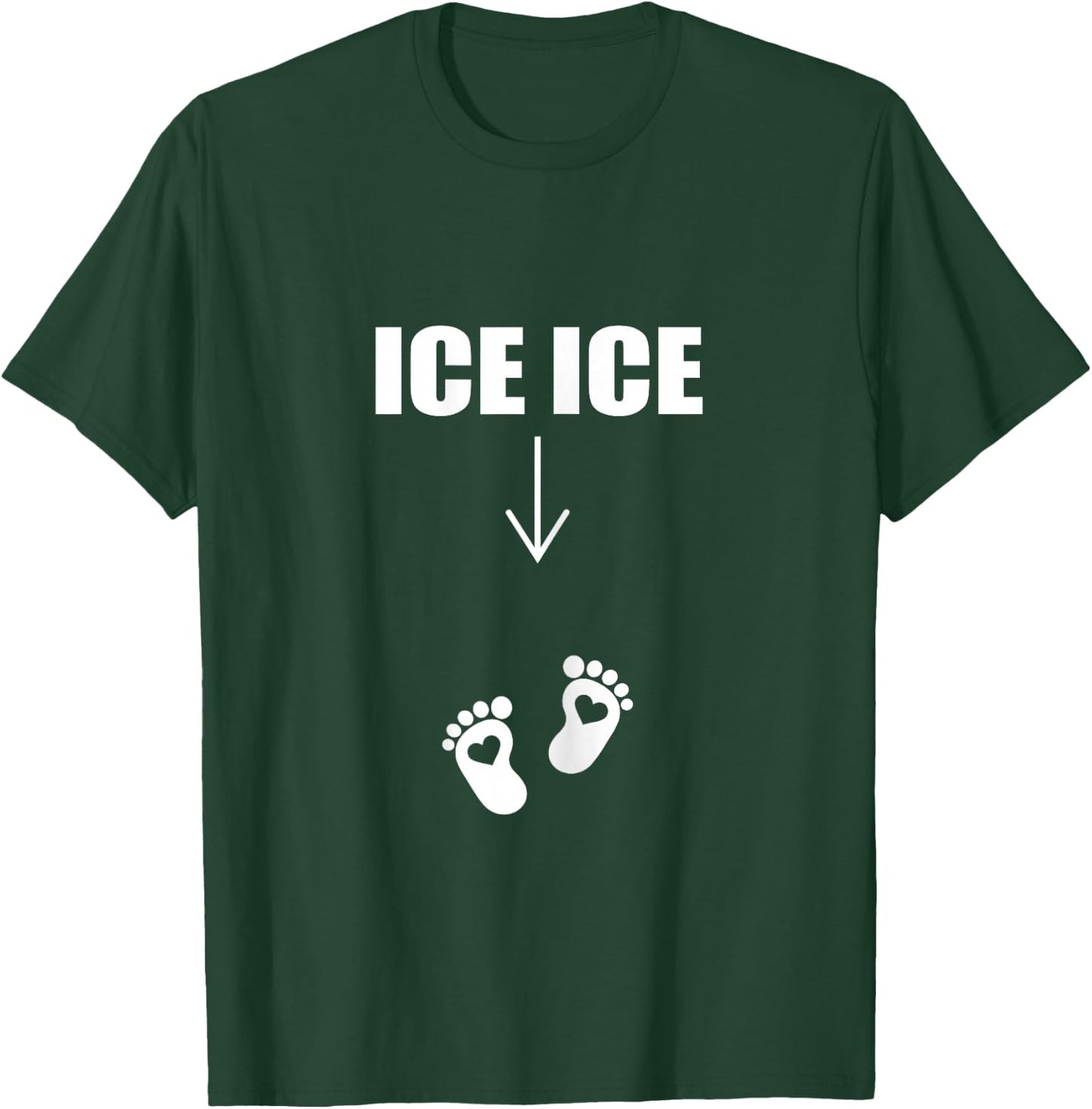 Ice Ice Baby Pregnancy Mom to be Announcement Shirt Funny T-Shirt - T-Shirt | Forest