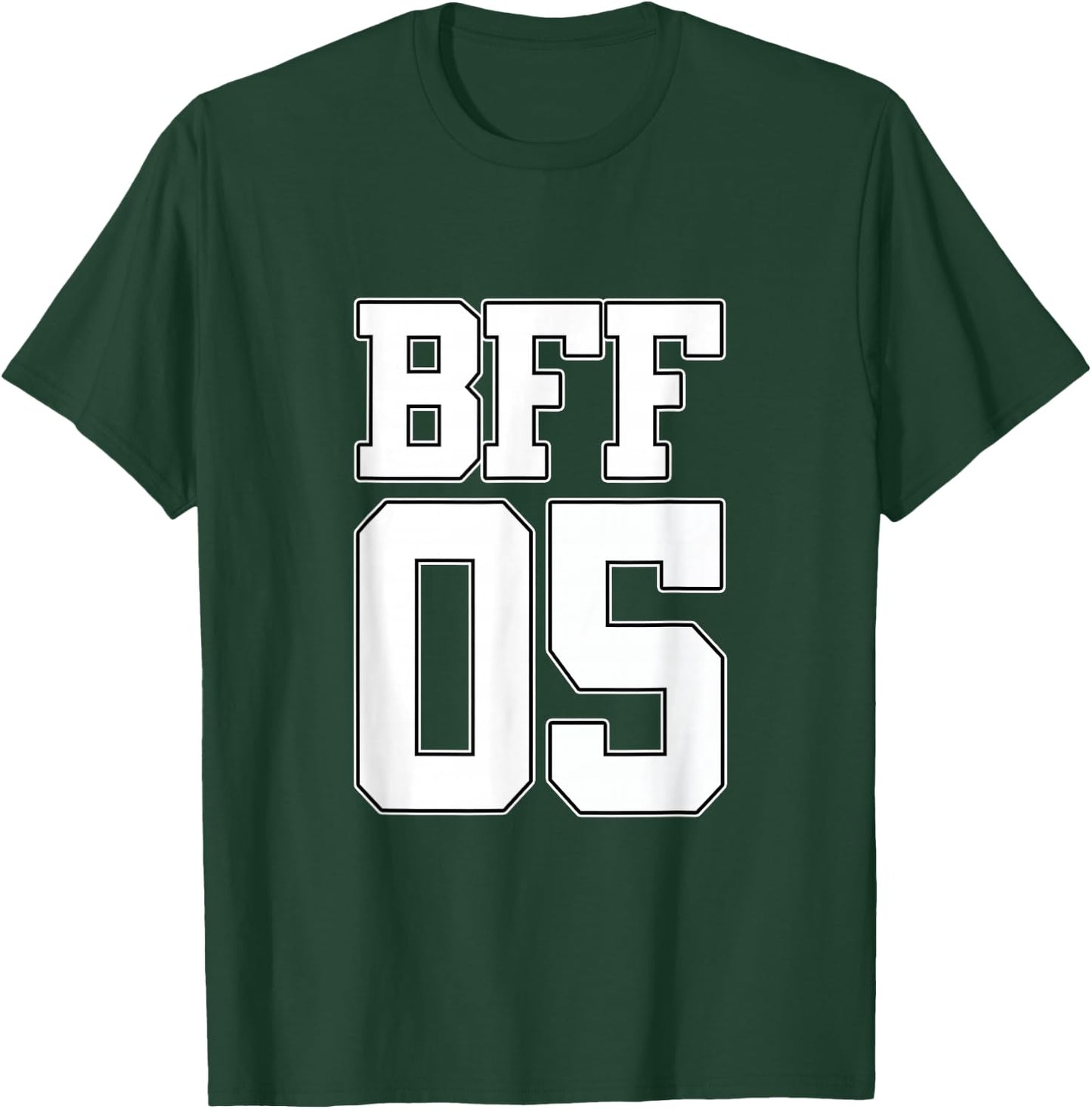 BFF 05 Best Friends Matching Bestie Friendship Day Shirt T-Shirt - T-Shirt | Forest