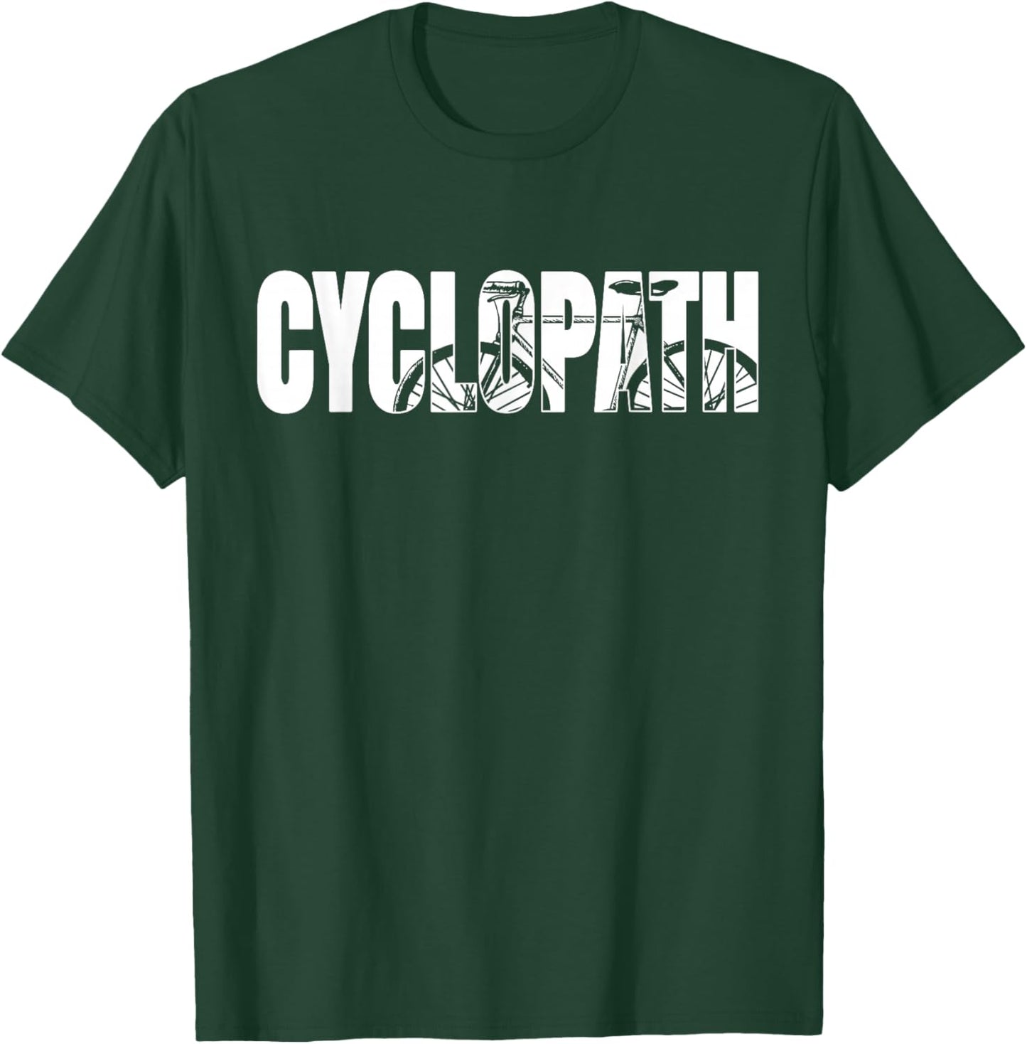 Funny Bike Lovers Arts Bike Lovers Cyclopath Cycling , Black, Small T-Shirt - T-Shirt | Forest
