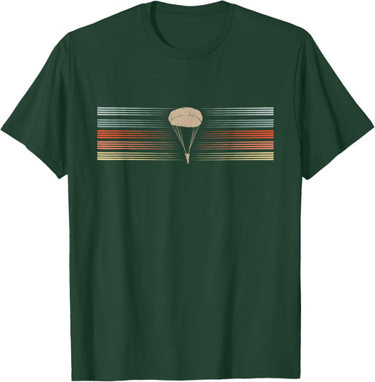 Paratrooper Airborne Jump Vintage T-Shirt - T-Shirt | Forest