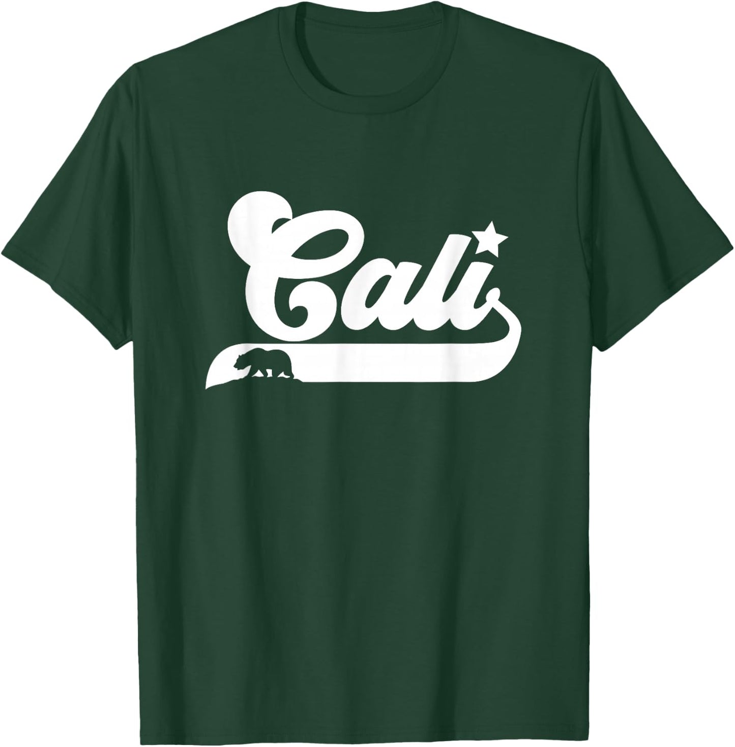 Cali Vintage California Bear USA State Beauty Design Idea T-Shirt - T-Shirt | Forest