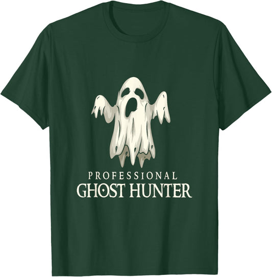 Professional Ghost Hunter Ghost T-Shirt - T-Shirt | Forest