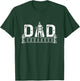 Firefighter Dad Fireman First Responder Fire Rescue T-Shirt - T-Shirt | Forest