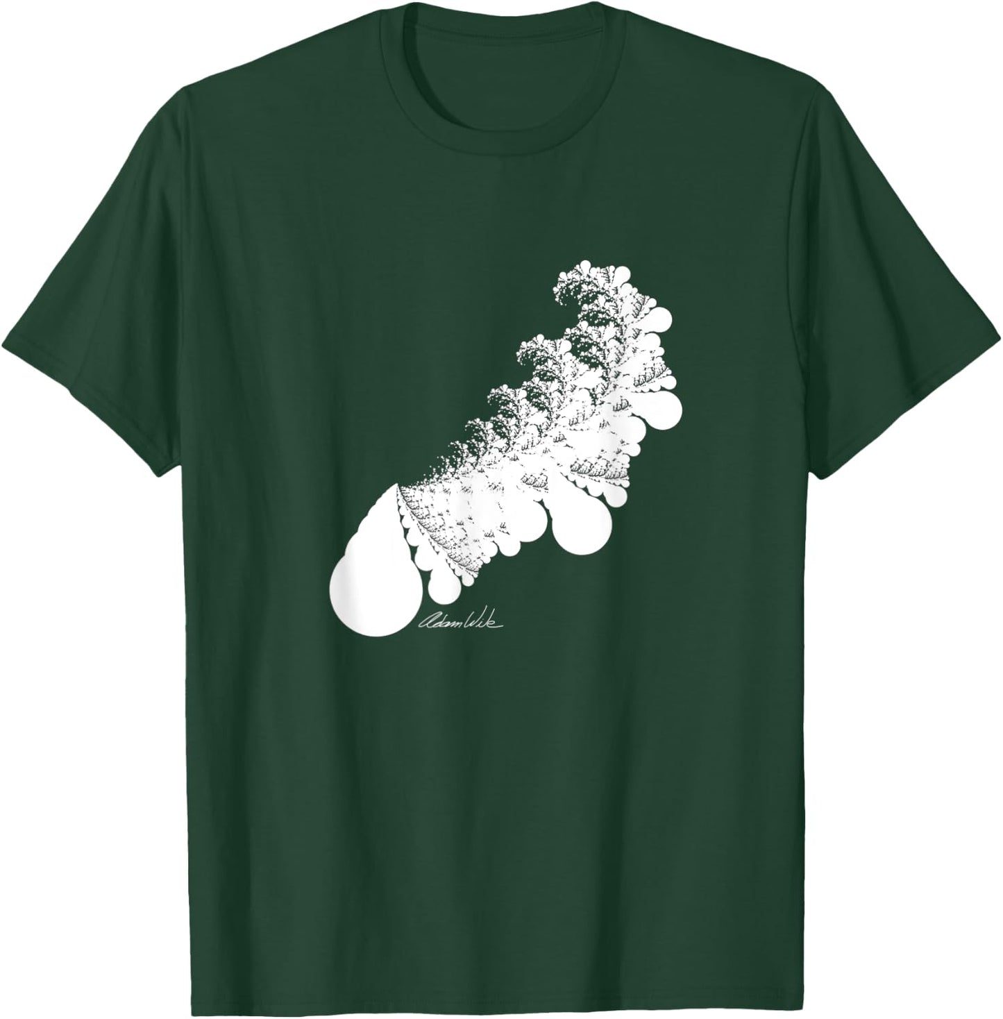 Tsunami Big Wave Ink Blot Rorschach Test Art Design T-Shirt - T-Shirt | Forest