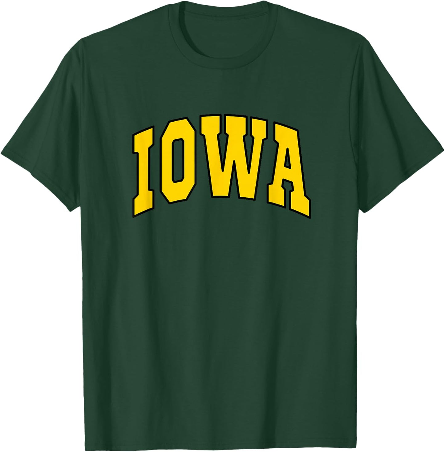Iowa - Throwback Design - Classic T-Shirt - T-Shirt | Forest