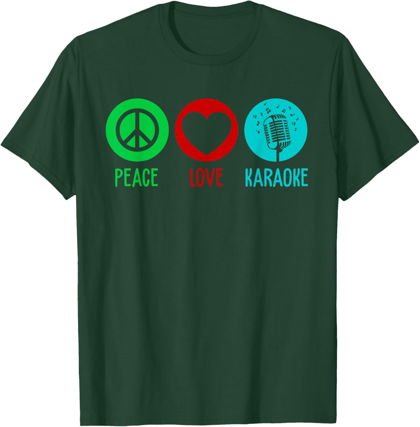 Cool Karaoke Women Singer Singing KTV Karaoke Lovers T-Shirt - T-Shirt | Forest
