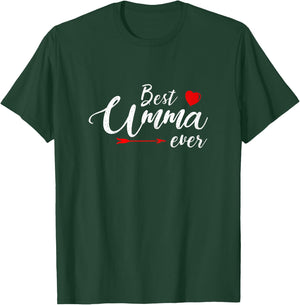Best Umma Ever Family Love Mom Umma Mother's day T-Shirt - T-Shirt | Forest