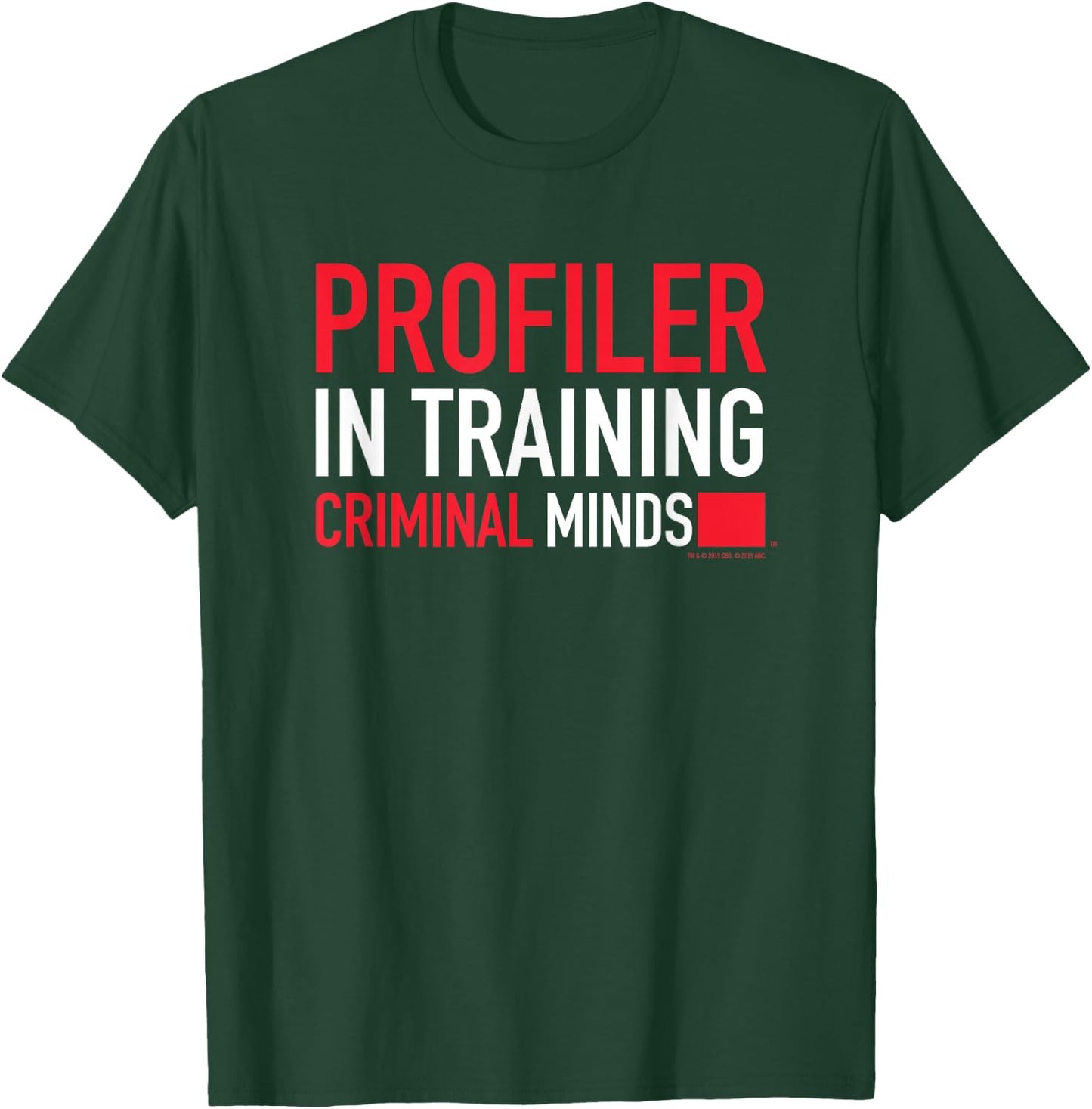 Criminal Minds Profiler in Training T-Shirt - T-Shirt | Forest