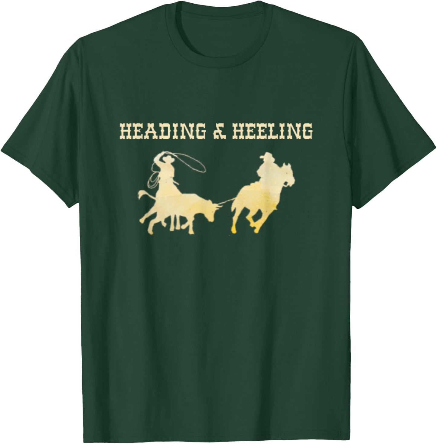 Team Roping T-Shirt - T-Shirt | Forest
