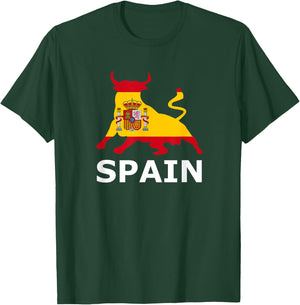 Spanish Bull Fighting Spain T-Shirt - T-Shirt | Forest