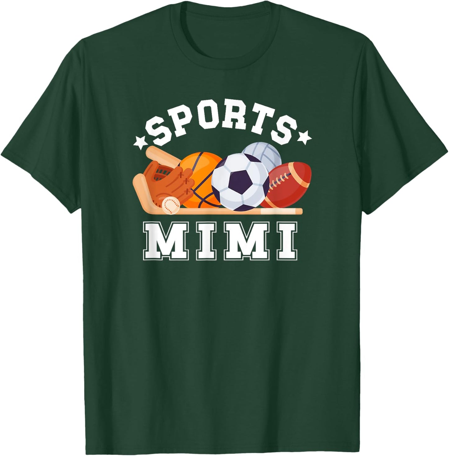 Sports Mimi Proud Sport Mimi Sports Mimi Grandma T-Shirt - T-Shirt | Forest