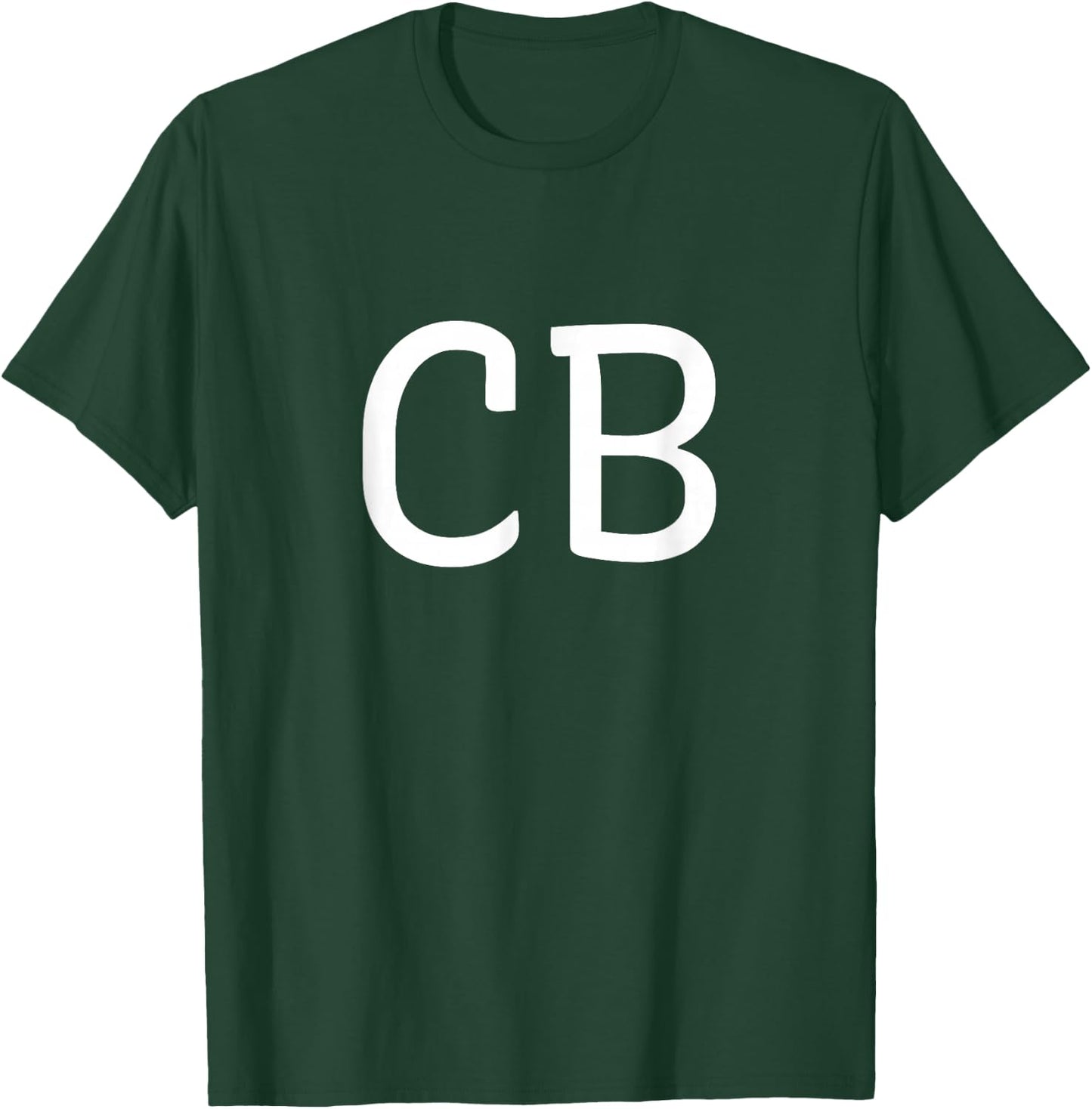 CB Two Letter Pair - Elegant Personalized Initials T-Shirt - T-Shirt | Forest