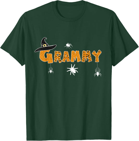 Funny Halloween Witches Hat Boo Shirt Scary Grammy Grandma T-Shirt - T-Shirt | Forest