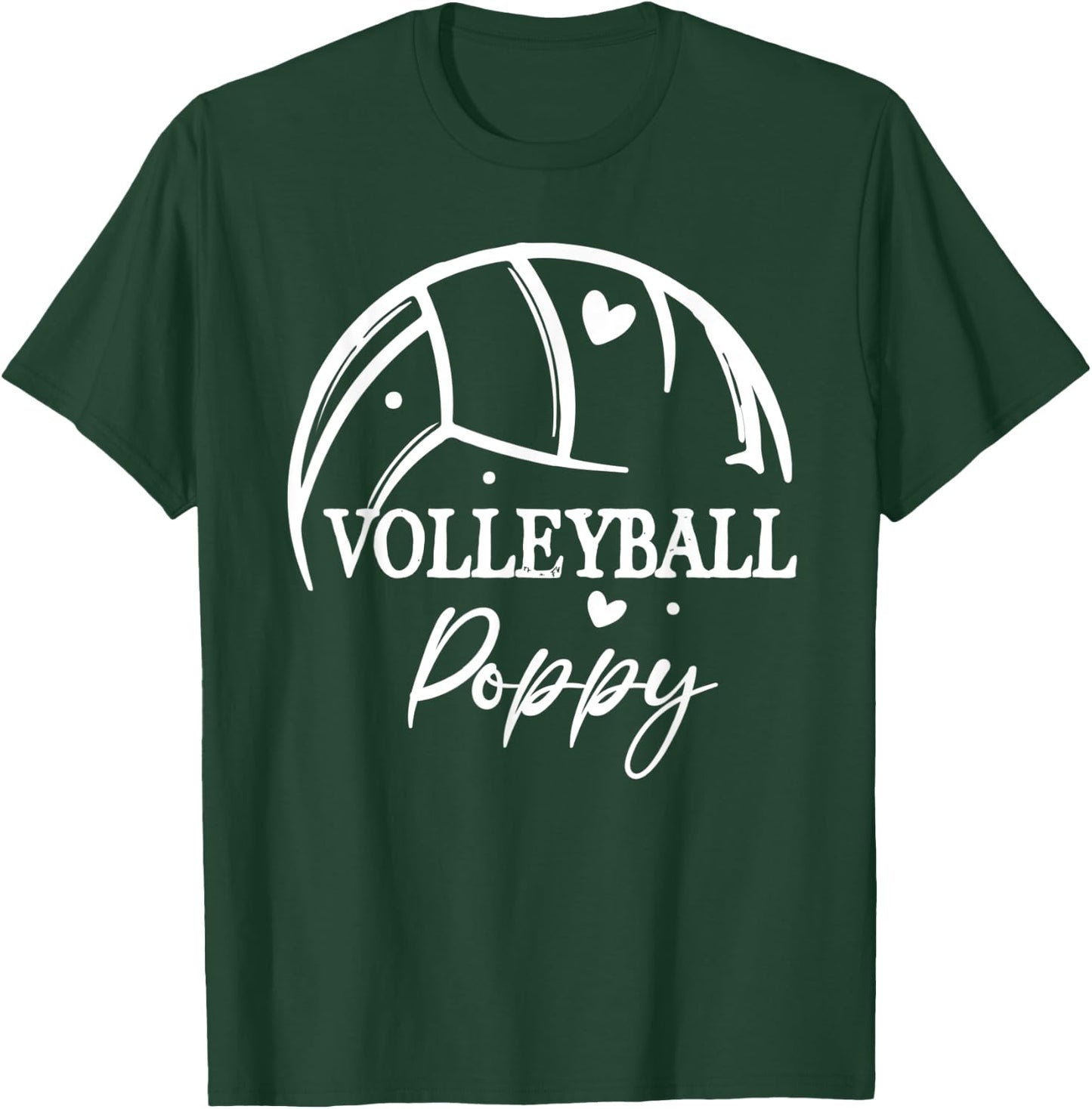 Volleyball Poppy Cute Poppy Volleyball Sport T-Shirt - T-Shirt | Forest