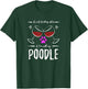 Poodle Mom Wine Drinker Shirt Funny Wine Lover Dog Mom Gift T-Shirt - T-Shirt | Forest