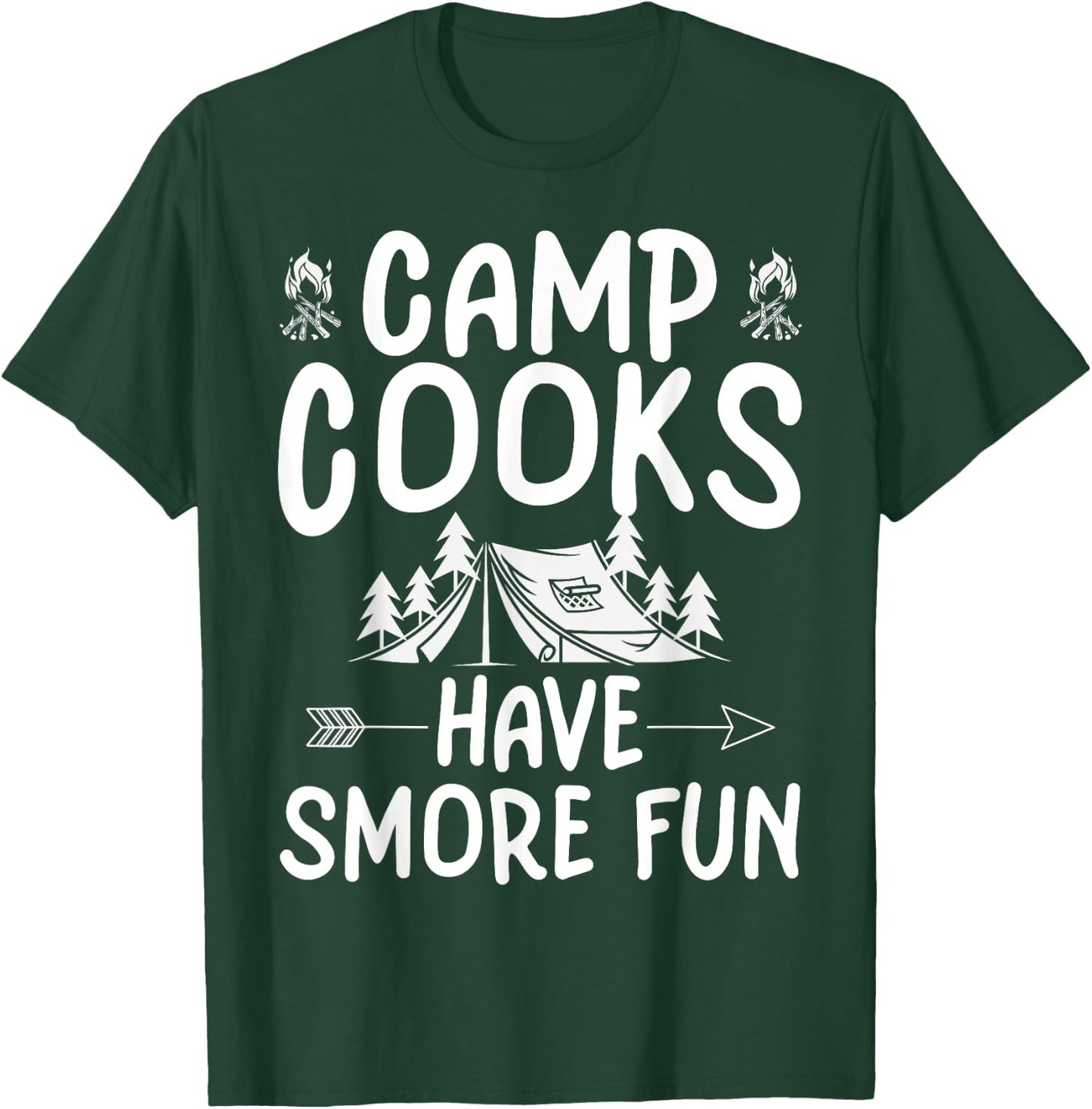 Funny Summer Camp Cook - Have Smore Fun Men Women Kids T-Shirt - T-Shirt | Forest