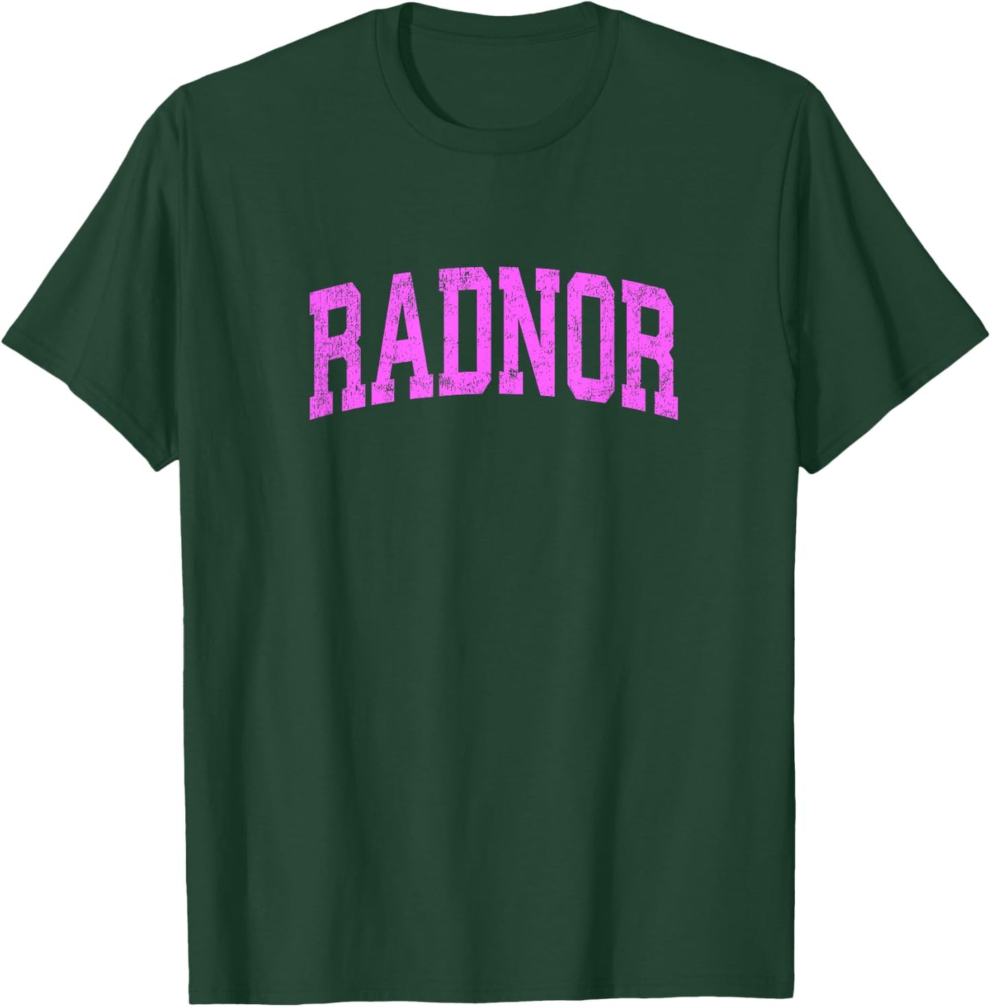 Radnor Pennsylvania PA Vintage Athletic Sports Pink Design T-Shirt - T-Shirt | Forest