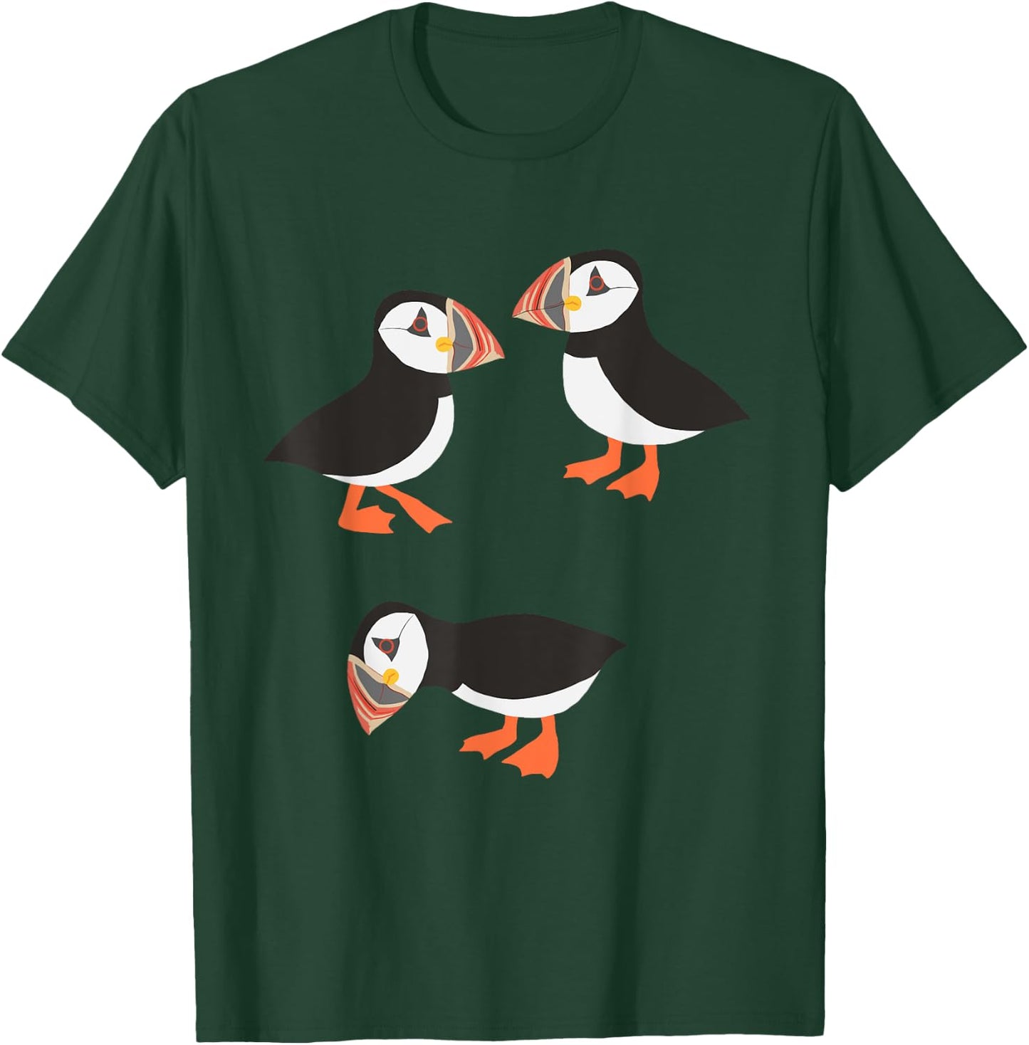 Funny Birds Puffin T-Shirt - T-Shirt | Forest