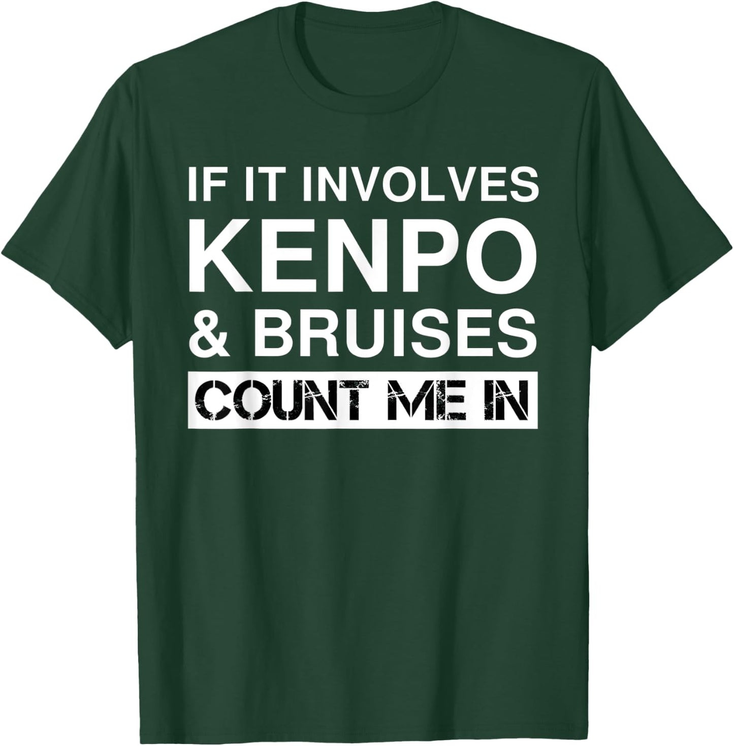 Funny Japanese American Kenpo Fighter Fighting Martial Arts T-Shirt - T-Shirt | Forest