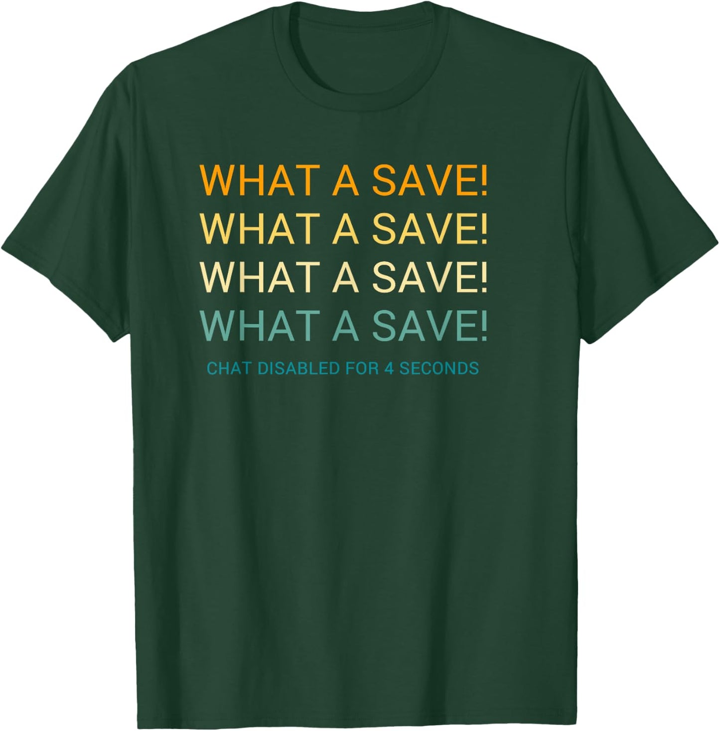 Vintage What A Save Chat Disabled Rocket Soccer Game T-Shirt - T-Shirt | Forest