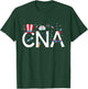 American CNA 4th of July Nursing Certified Nursing Assistant Women Kids Men T-Shirt - T-Shirt | Forest