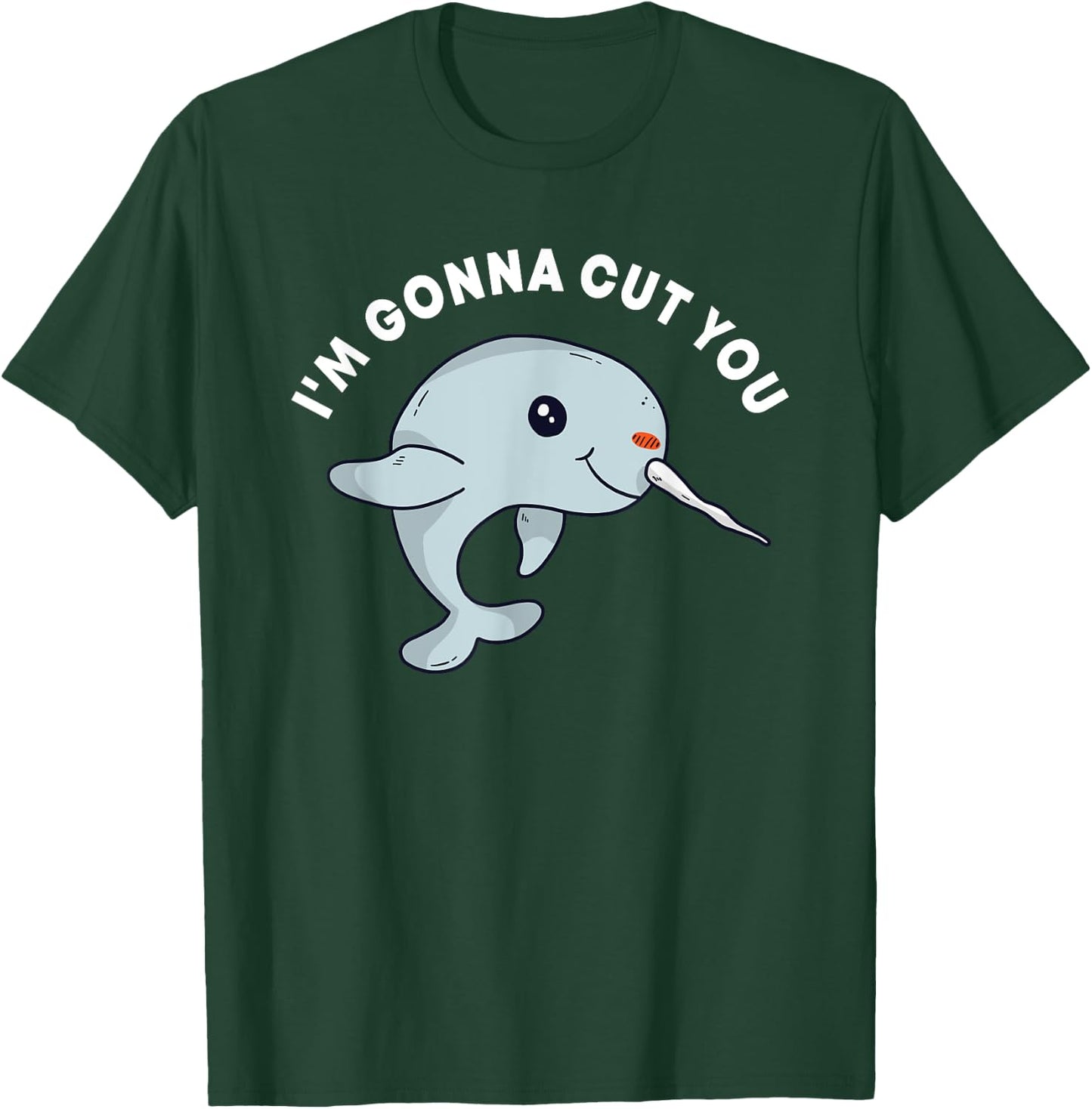 Narwhal Tusk Narwhale Unicorn Of The Sea Toothed Whale T-Shirt - T-Shirt | Forest