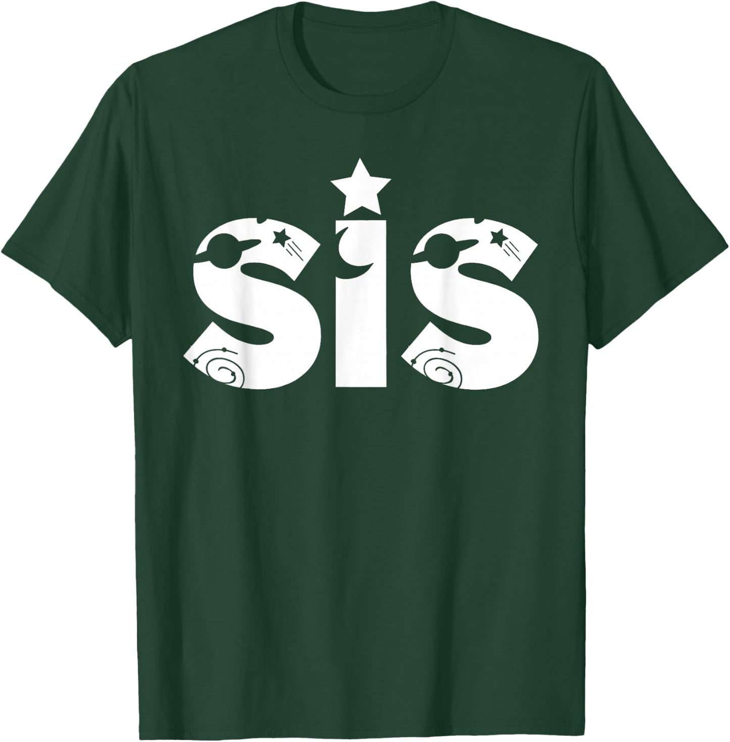 Funny Sister Space Astronaut Birthday Party T-Shirt - T-Shirt | Forest