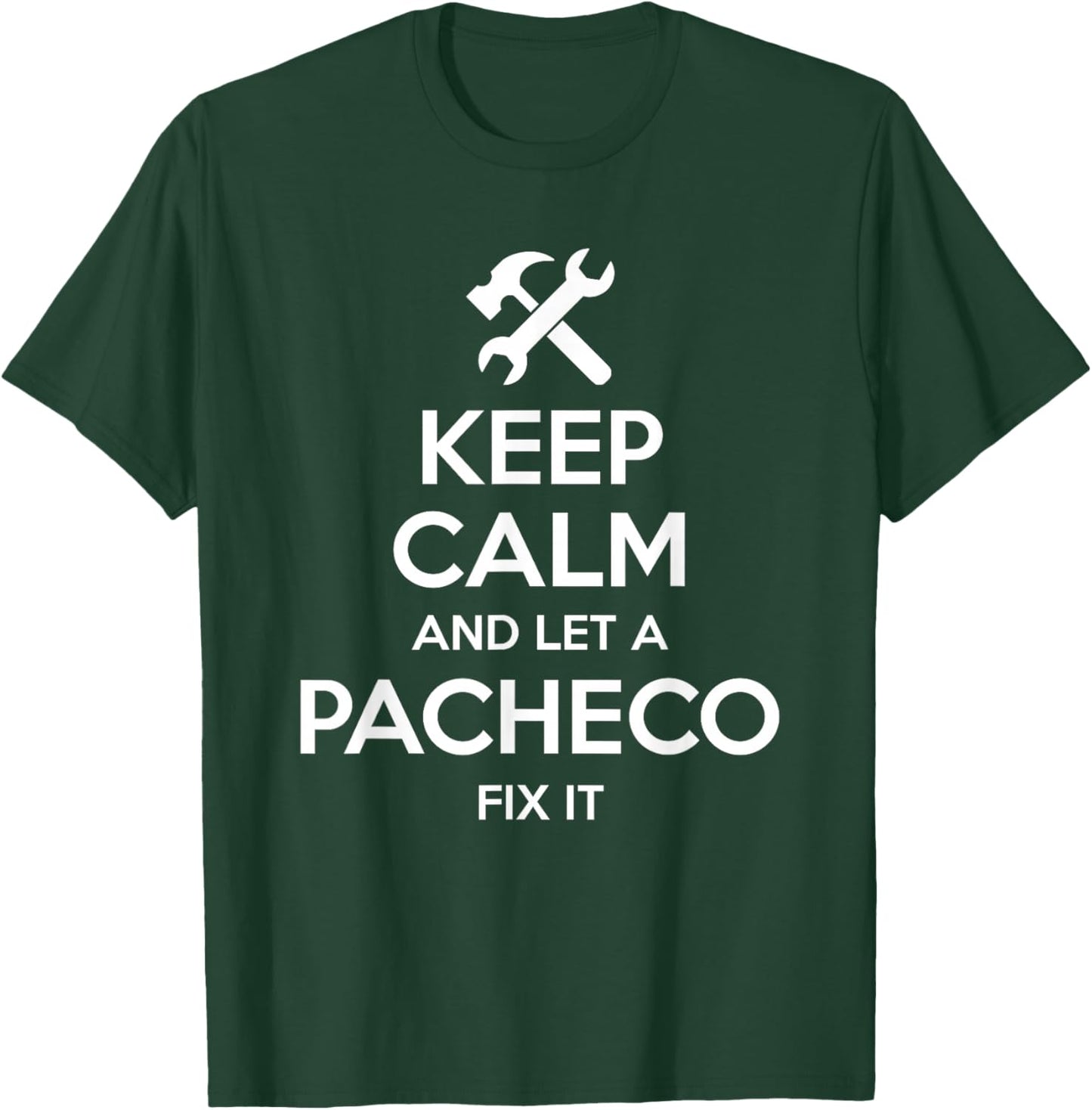 PACHECO Funny Surname Birthday Family Tree Reunion Gift T-Shirt - T-Shirt | Forest