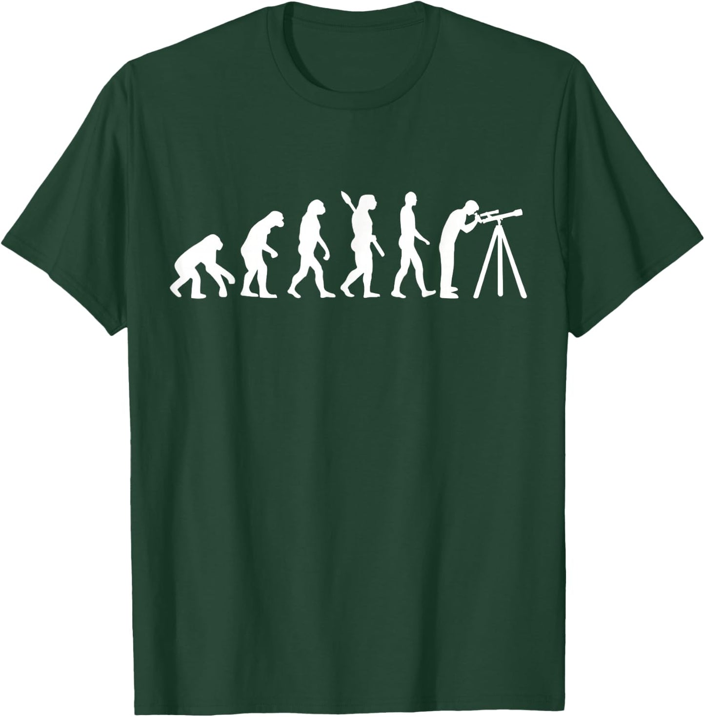 Evolution astronomy T-Shirt - T-Shirt | Forest