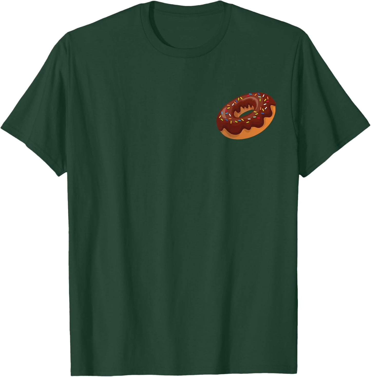 Donut Pocket Shirt Pink Sprinkle Doughnut Lovers Sweet T-Shirt - T-Shirt | Forest