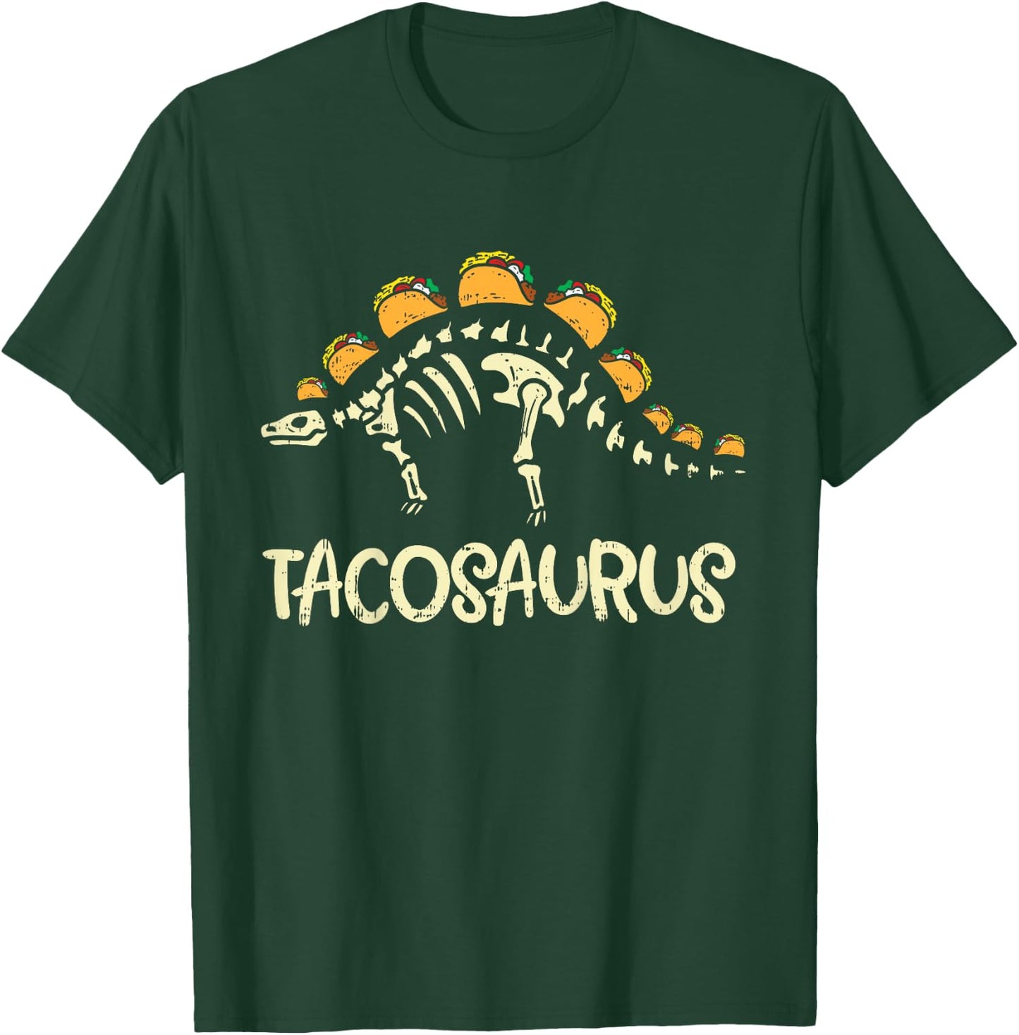 Kids Tacosaurus Skeleton Dino Toddler Boys Cinco De Mayo Kids T-Shirt - T-Shirt | Forest