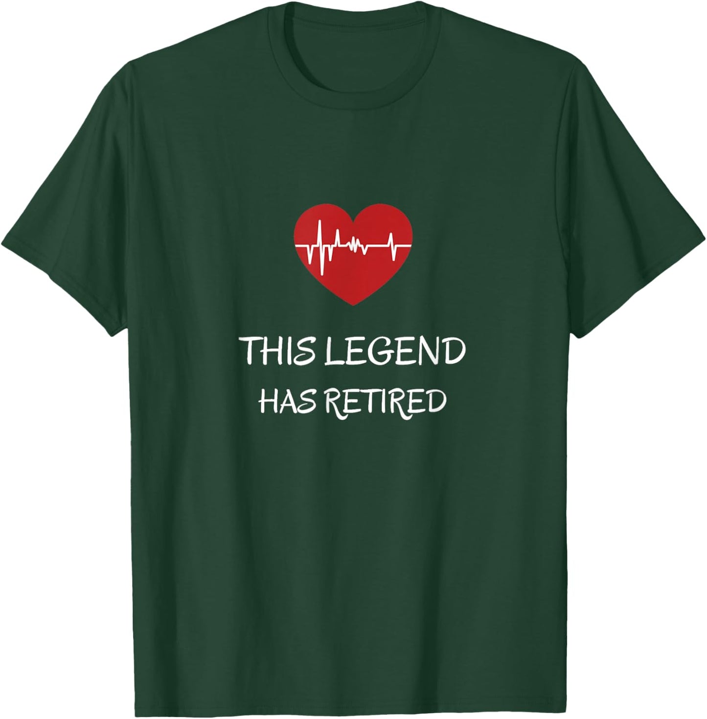 This Legend Has Cardiologists Retirement Cardiology T-Shirt - T-Shirt | Forest