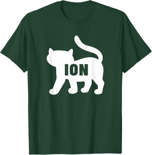 Chemistry Pun Cation Cat Laborator Chemist T-Shirt - T-Shirt | Forest
