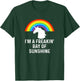 I'm A Freakin' Ray Of Sunshine Rainbow Unicorn Girls Women T-Shirt - T-Shirt | Forest