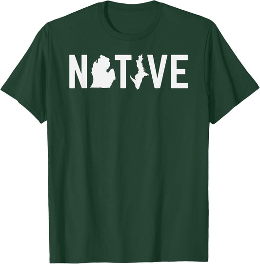 Native Michigan T-Shirt - T-Shirt | Forest